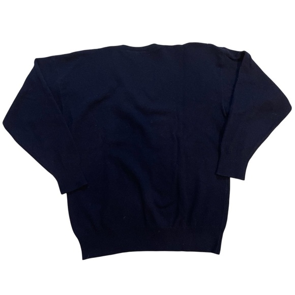 Cambridge 100% Pure New Wool Argyle Diamond Pattern Men’s Large V-Neck Normcore - Picture 2 of 6